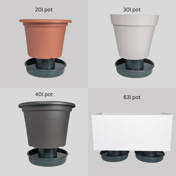 how big pots can a slugstand take