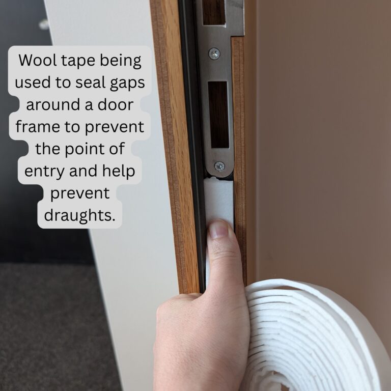 How to stop slugs getting in through the door