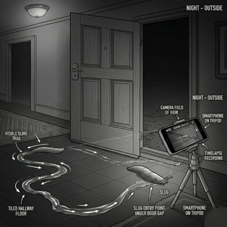 How to find out how slugs are getting inside to the conservatory
